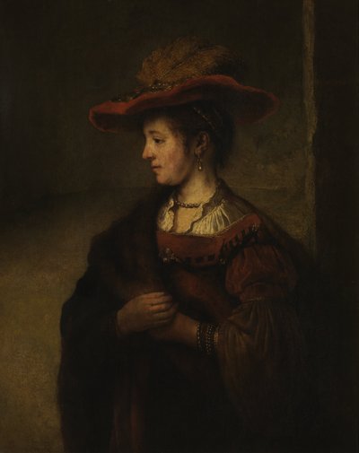 Saskia van Uylenburgh, Frau des Malers Rembrandt von Carel Fabritius